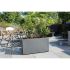 Ghiveci Riviera Dreptunghiular Gri 80 x 40 cm Granit