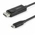 Adaptor USB C la DisplayPort Startech CDP2DP1MBD           Negru 1 m