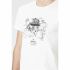 Tricou Picture  DS Surf Cabin Natural Alb