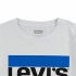 Tricou cu Mânecă Scurtă Copii Levi's Sportswear Logo Alb