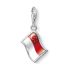 Mărgele Damă Thomas Sabo 1210-603-10 Roșu Argintiu (1 cm)