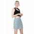 Tricou cu Mânecă Scurtă Femei 24COLOURS Casual Negru