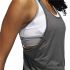 Tricou de Damă fără Mâneci Adidas 3 Stripes Tank Gri închis