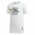 Tricou cu Mânecă Scurtă Copii Adidas Sportswear Iron Man Graphic Alb
