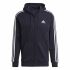 Hanorac cu Glugă Bărbați Adidas 3 Stripes Albastru închis