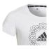 Tricou cu Mânecă Scurtă pentru Copii Adidas Graphic Alb