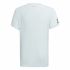 Tricou cu Mânecă Scurtă pentru Copii Adidas Club Tennis 3 bandas Alb