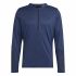 Tricou cu Mânecă Lungă Bărbați Adidas Training 1/4-Zip Albastru închis