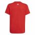 Tricou cu Mânecă Scurtă pentru Copii Adidas Essentials  Roșu