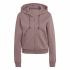 Hanorac cu Glugă și Fermoar Femei Adidas ALL SZN Fleece Cafea