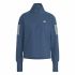 Tricou cu Mânecă Lungă de Damă Adidas Own the Run 1/2 Zip Indigo