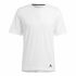 Tricou cu Mânecă Scurtă Bărbați Adidas Base Alb