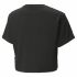 Tricou cu Mânecă Scurtă pentru Copii Puma Logo Cropped  Negru