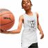 Tricou de baschet Puma Tank B Alb