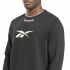Hanorac fără Glugă Bărbați Reebok RI Arch Logo Vector Alb Negru
