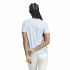 Tricou cu Mânecă Scurtă Femei Adidas 3 stripes Albastru deschis