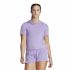 Tricou cu Mânecă Scurtă Femei Adidas Essentials Prună Liliachiu
