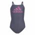 Costum de Baie Fete Adidas Big Logo Albastru