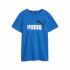 Tricou cu Mânecă Scurtă pentru Copii Puma Ess+ 2 Col Logo Albastru