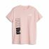 Tricou cu Mânecă Scurtă pentru Copii Puma Power Colorblock Somon