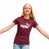 Tricou cu Mânecă Scurtă pentru Copii Puma Ess Logo Castaniu
