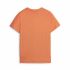Tricou cu Mânecă Scurtă pentru Copii Puma Ess Block Negru Portocaliu