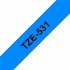 Bandă Laminată pentru Aparate de Etichetat Brother Tape TZE531 Albastru 12 mm