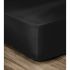 Foaie de jos Lovely Home Negru Pat dublu 160 x 200 cm