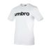 Tricou cu Mânecă Scurtă Bărbați Umbro  LINEAR 65551U 13V Alb