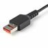 Cablu USB A la USB C Startech USBSCHAC1M           Negru