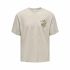 Tricou cu Mânecă Scurtă Bărbați Only & Sons Onsdisney Life Rlx Bej