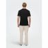 Tricou cu Mânecă Scurtă Bărbați Only & Sons Onskolton Reg Beach Negru