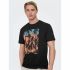 Tricou cu Mânecă Scurtă Bărbați Only & Sons Onskolton Reg Beach Negru