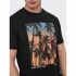 Tricou cu Mânecă Scurtă Bărbați Only & Sons Onskolton Reg Beach Negru