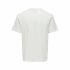 Tricou cu Mânecă Scurtă Bărbați Only & Sons Onskolton Reg Beach Alb