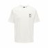 Tricou cu Mânecă Scurtă Bărbați Only & Sons Onskace Rlx Alb