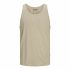 Tricou cu Bretele Bărbat Jack & Jones Jortampa Slub Bej