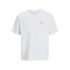Tricou cu Mânecă Scurtă Bărbați Jack & Jones JORVARENNA PAINTED BACK TEE Alb