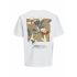 Tricou cu Mânecă Scurtă Bărbați Jack & Jones JORVARENNA PAINTED BACK TEE Alb