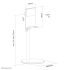 Suport Neomounts DS10-200SL1          Argintiu