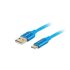 Cablu USB A la USB C Lanberg Quick Charge 3.0 Albastru