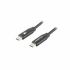 Cablu USB C Lanberg CA-CMCM-40CU-0010-BK 1 m