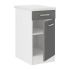 Mobilă de bucătărie 40 x 47 x 82 cm Gri Melamina PVC