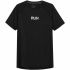 Tricou cu Mânecă Scurtă Bărbați 4F Run Negru