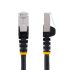 Cablu de Rețea Rigid UTP Categoria 6 Startech NLBK-1M-CAT6A-PATCH Negru 1 m