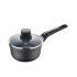 Caserolă cu capac San Ignacio Bistro SG6424 Negru mat Aluminiu turnat 1,3 L