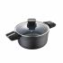 Caserolă Cu Capac San Ignacio Bistro SG6425 Negru mat Ø 20 x 10 cm 1,8 L