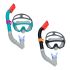 Ochelari de Scufundare cu Tub Bestway Albastru Negru Adult (1 Unități)