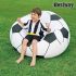 Puf gonflabil Bestway Multicolor 114 x 112 x 71 cm Minge de Fotbal