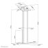 Suport pentru Tabletă Neomounts FL15-750WH1 Alb
